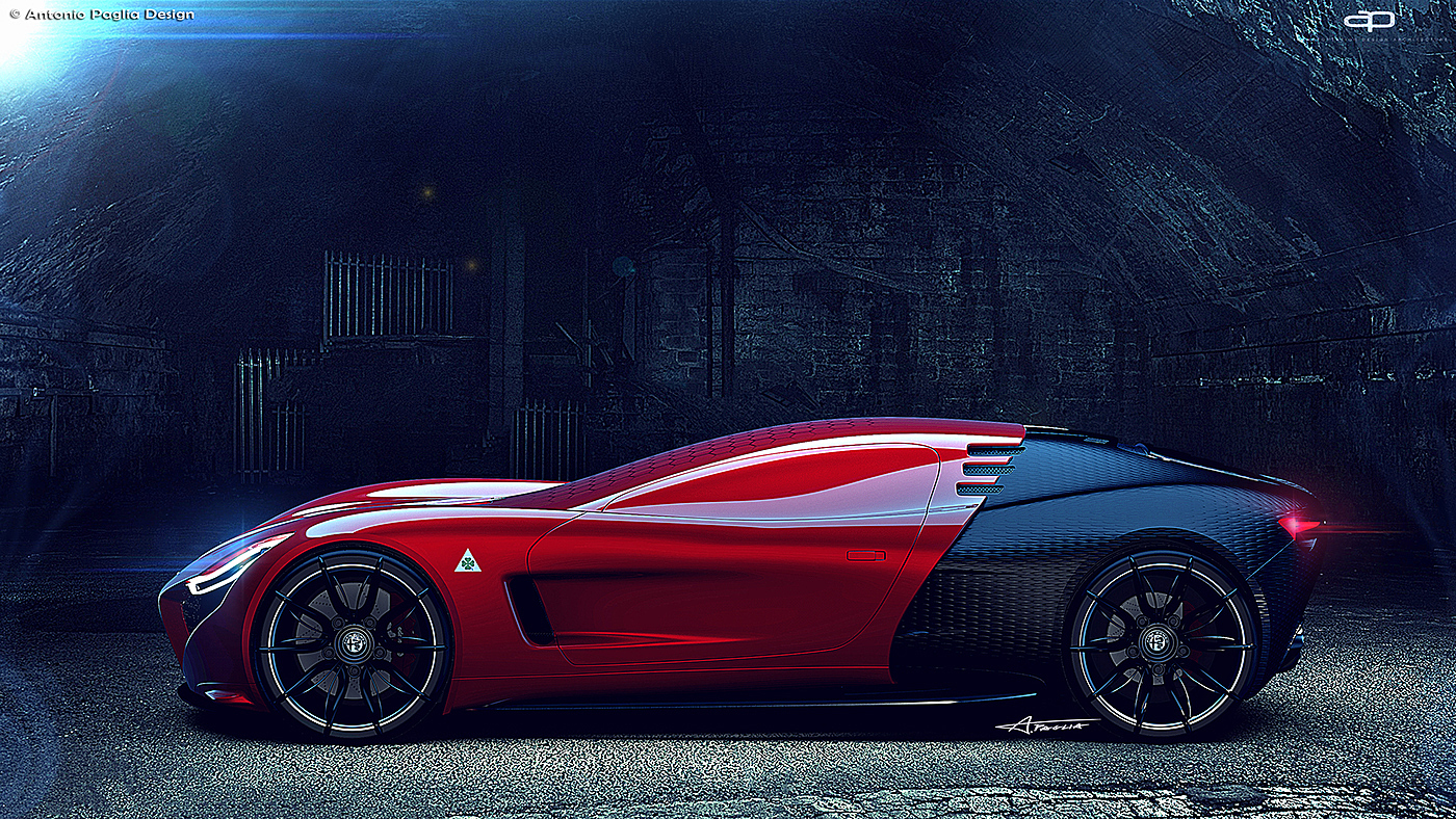 grace，power，alfa，alpha，Concept sports car，